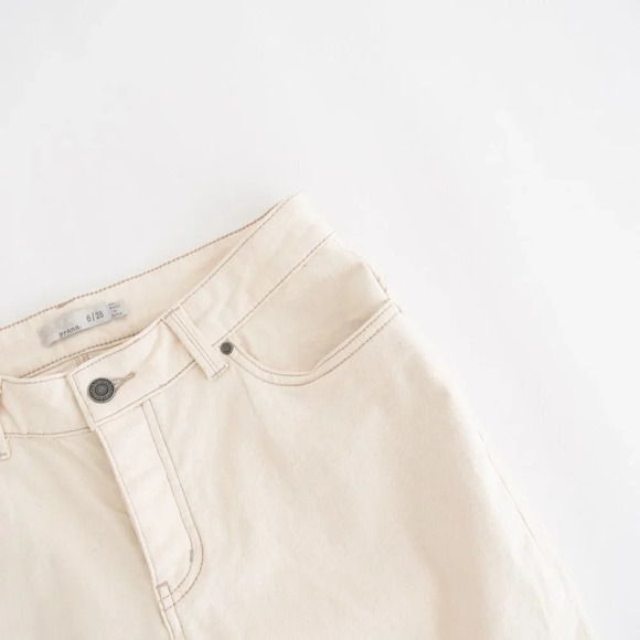 Prana Cream Taper  Denim Size 6-28 - Picture 11 of 15